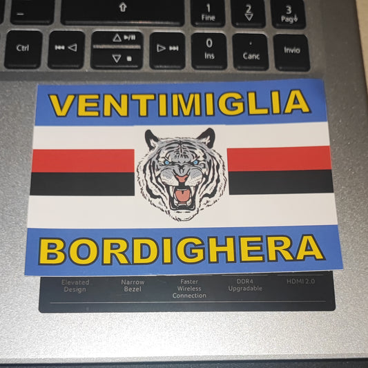 Adesivi personalizzati Ventimiglia Bordighera Tigre