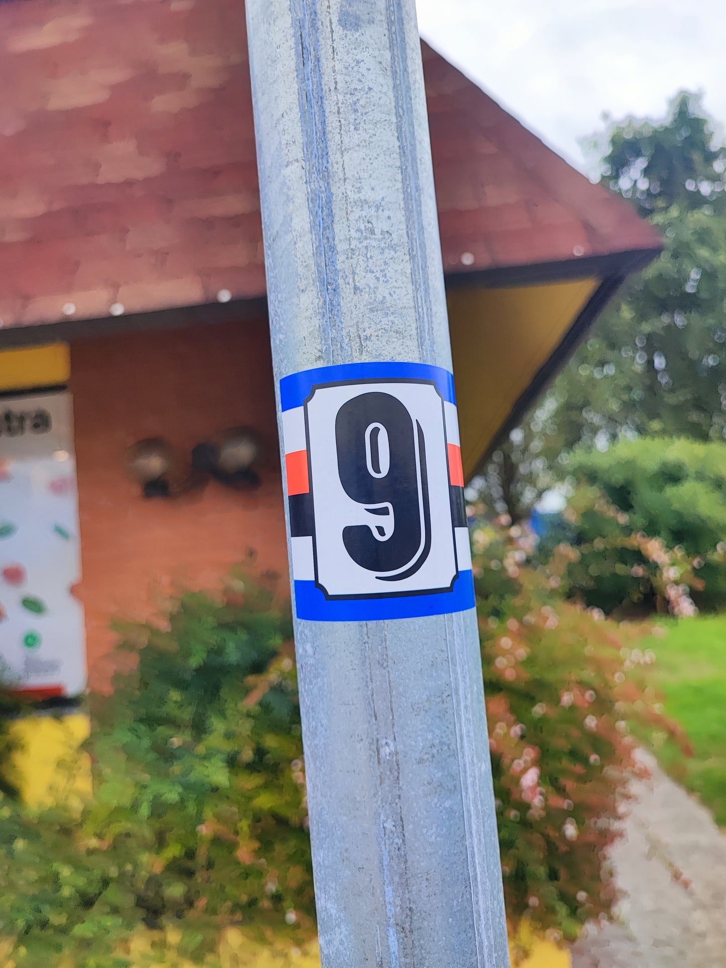 Adesivo in carta lucida in ricordo di Gianluca Vialli